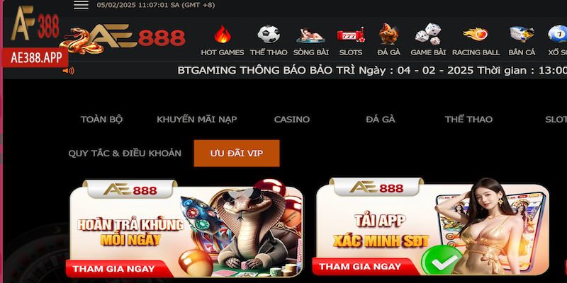 AE388 hoàn trả khủng mỗi ngày – Chính sách hoàn tiền cực hấp dẫn